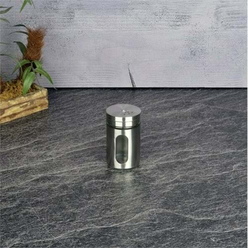 TOHANA 86393 METAL KAPLI CAM BAHARATLIK 8 CM INOX