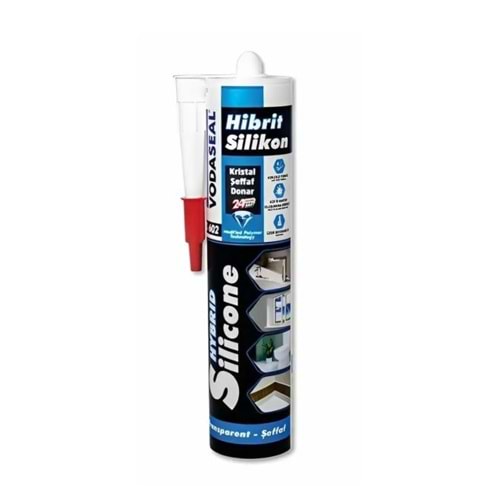 Vodaseal Hibrit Silikon Şeffaf Kartuş 280 ml