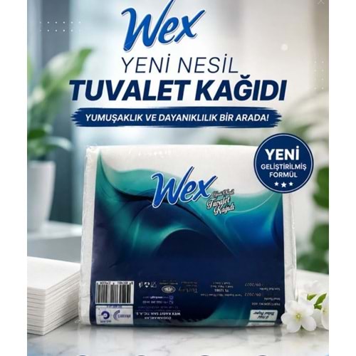 Wex Tekçek Tuvalet Kağıdı Çift Katlı 250 Yaprak