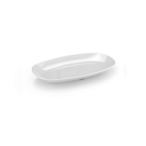 Tria Porelin Ent Serisi Kayık Tabak 24X14cm Beyaz TR313W 3135