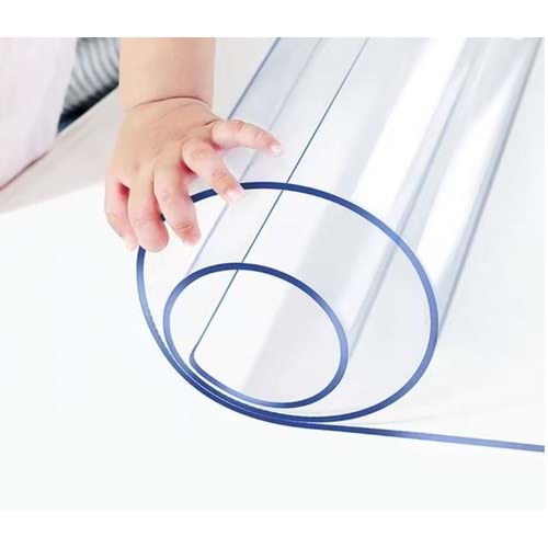YÖNTEKS MASA ÖRTÜSÜ ŞEFFAF ASETAT 2,3 MM 100 CM 1 METRE