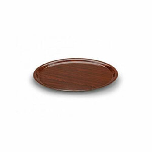 Tria Tepsi Kraft Yuvarlak 33cm Kaymaz Mat Maun 8130