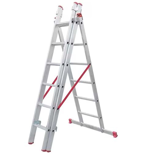 A TİPİ SÜRGÜLÜ 2X3 6 TOPLAM 7 METRE MERDİVEN