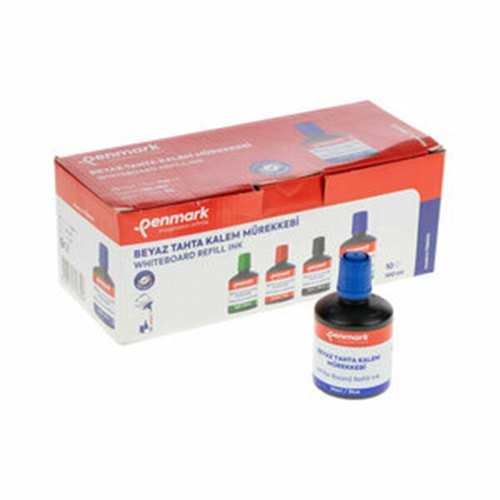 Penmark Beyaz Tahta Kalemi Mürekkebi 100 Ml Mavi HS-107-02 8167 8846