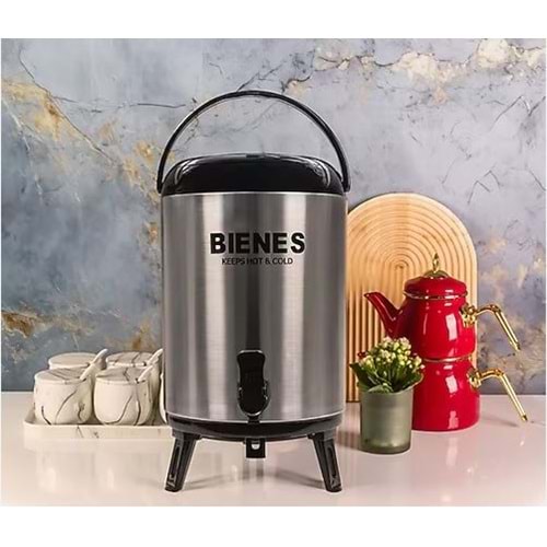 BIENES WATER JUG SICAK SOĞUK ÇELİK TERMOS 10 LT