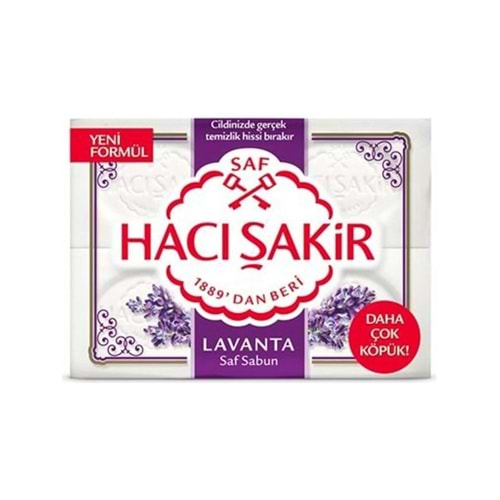 Hacı Şakir kalıp Sabun 4x150g Lavanta