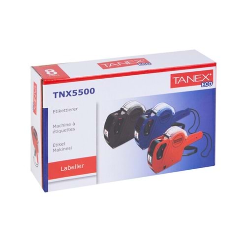 Tanex Fiyat Etiket Makinesi Kırmızı TANEX-5500 TNX5500ECO33 8885