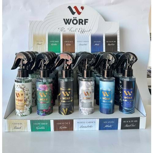 Wörf Oda ve Araç Kokusu 160ml kardelen