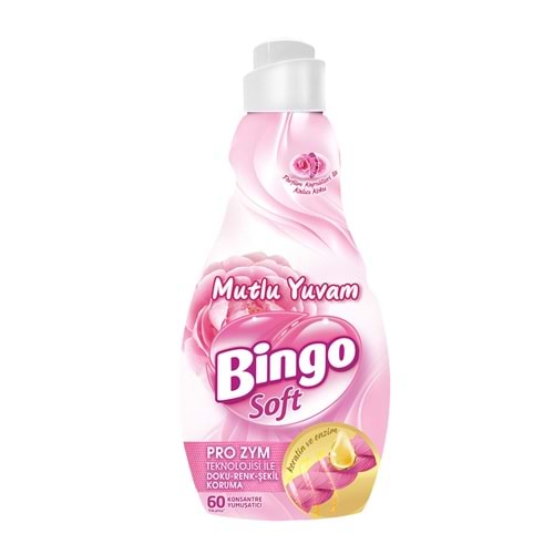 Bingo Soft Mutlu Yuvam Konsantre Yumuşatıcı 1440 ml 60 Yıkama