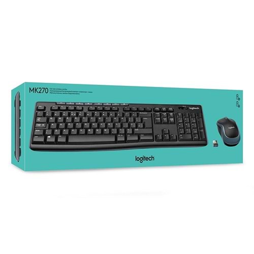 LOGİTECH MK270 KABLOSUZ KLAVYE MOUSE SET