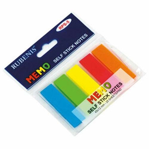Rubenis Postit Yapışkanlı 5 Li Ayraç RPS-5 5043 5395