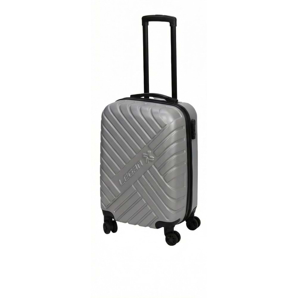 Legan Valiz Huga (Abs) 8751-Gümüş Küçük Boy 3145 6120