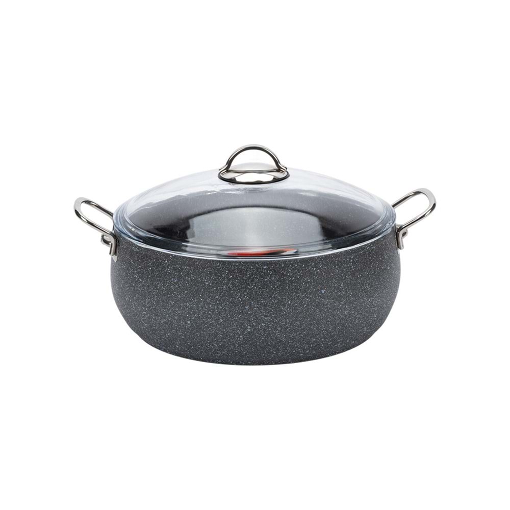 Lider Tencere Derin Granit Metal Kulp 22 cm 0270