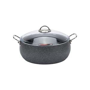 Lider Tencere Derin Granit Metal Kulp 22 cm 0270