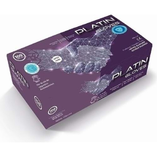 PLATIN GLOVES VİNİL MUAYENE ELDİVENİ 100 ADET S BEDEN