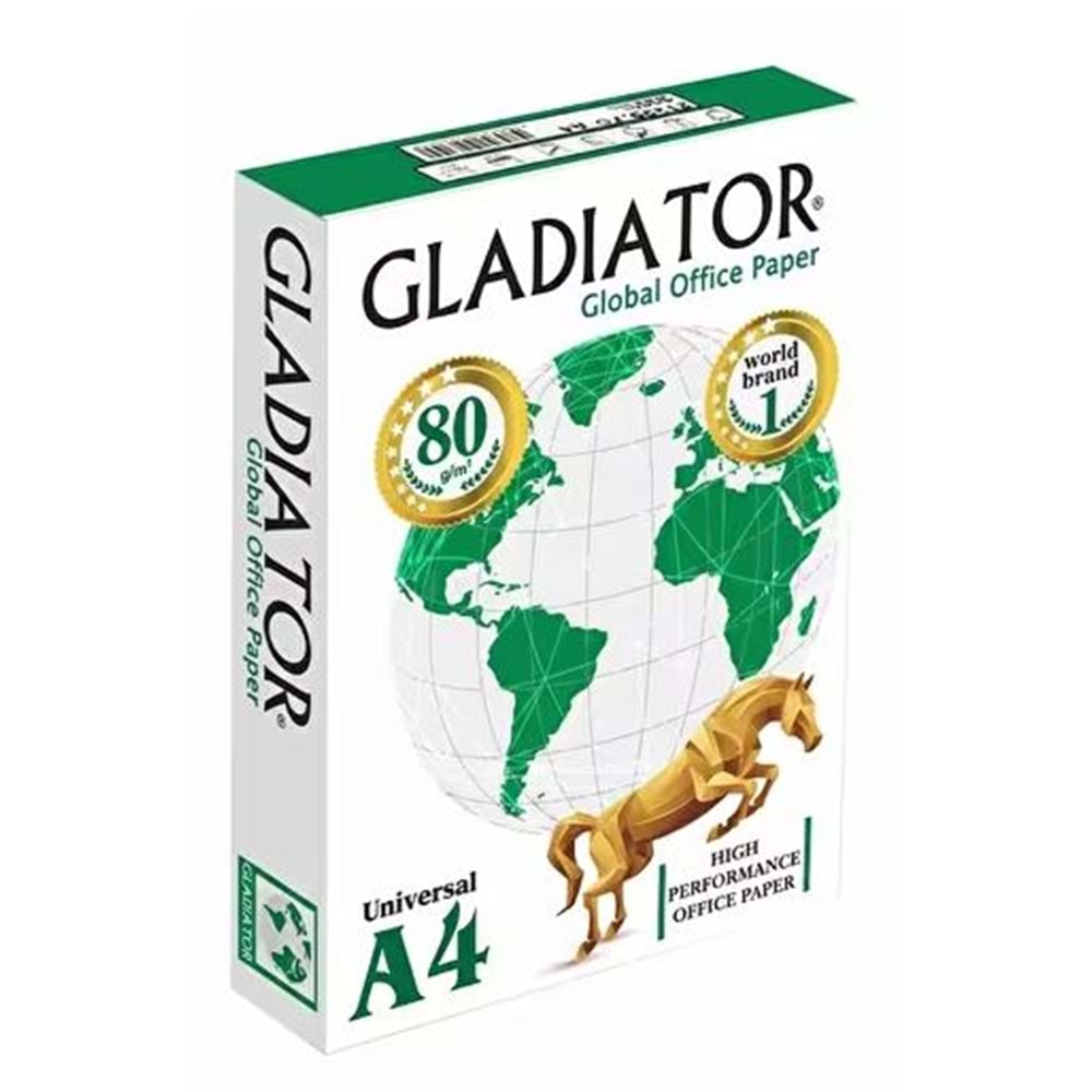 GLADIATOR FOTOKOPİ KAĞIDI İTHAL A4 80 gr.