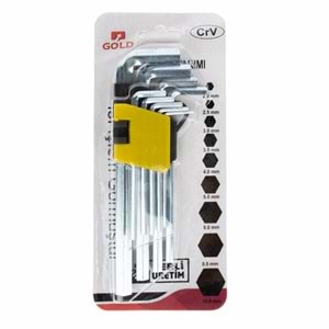 Max-el-Gold-Crv Alyan Seti Uzun 9 Parça Kartelalı 150mm 1281 7804 1113 1298 0140 0086 0062