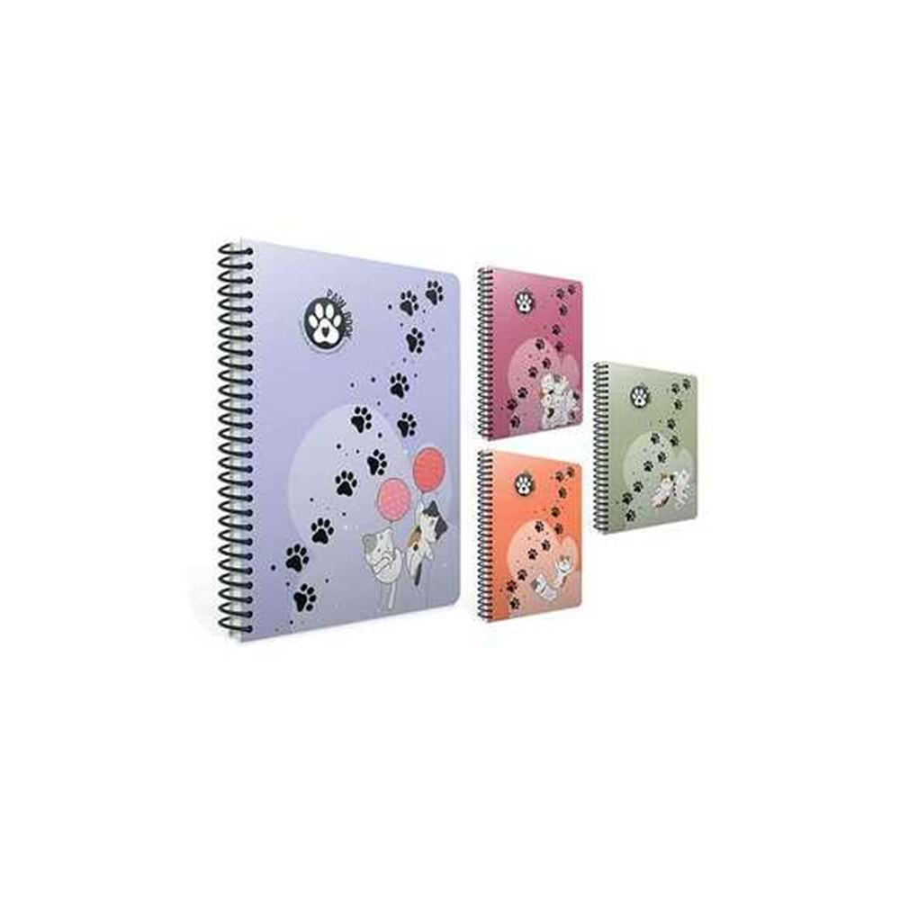 Gıpta Paw Sp.Pp Kapak Defter A4 80 Kareli 2439
